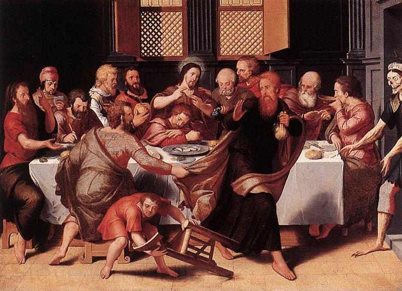 Pieter Pourbus Last Supper France oil painting art